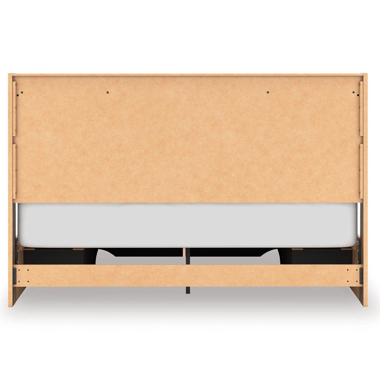 Elbrim Brown King Platform Storage Bed by Ashley at Eve Furniture