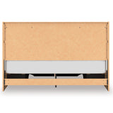 Elbrim Brown King Platform Storage Bed by Ashley at Eve Furniture