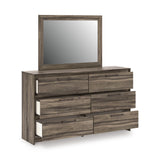 Elbrim Brown LED Panel Bedroom Set by Ashley at Eve Furniture
