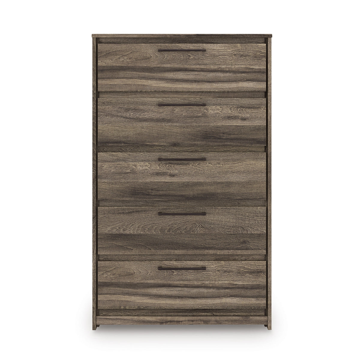 Elbrim Brown LED Storage Panel Bedroom Set with 2 Footboard Drawers by Ashley at Eve Furniture