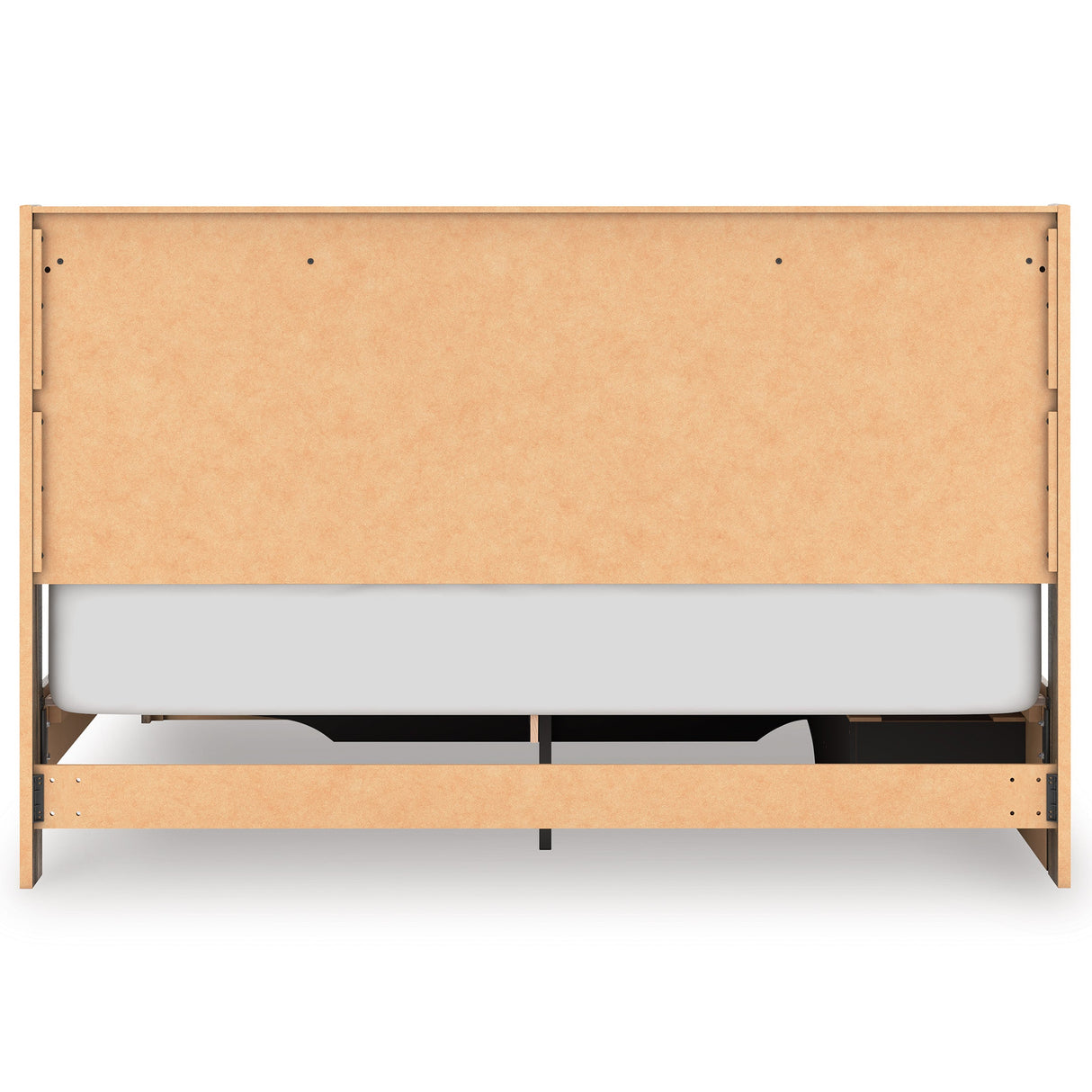 Elbrim Brown LED Storage Panel Bedroom Set with 4 Drawers by Ashley at Eve Furniture