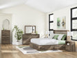 Elbrim Brown LED Storage Panel Bedroom Set with 4 Drawers by Ashley at Eve Furniture