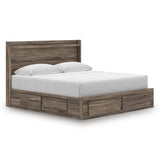 Elbrim Brown LED Storage Panel Bedroom Set with 6 Drawers by Ashley at Eve Furniture