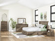 Elbrim Brown LED Storage Panel Bedroom Set with 6 Drawers by Ashley at Eve Furniture