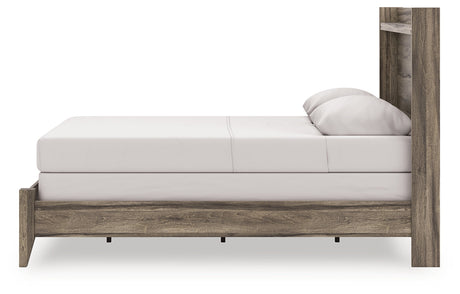Elbrim Brown Queen Panel Bed by Ashley at Eve Furniture