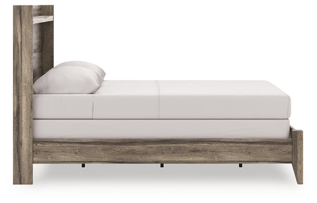 Elbrim Brown Queen Panel Bed by Ashley at Eve Furniture
