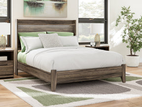 Elbrim Brown Queen Panel Bed by Ashley at Eve Furniture