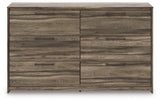 Elbrim Brown Queen Panel Storage Bedroom Set with Dresser and Nightstand by Ashley at Eve Furniture