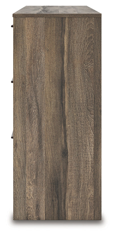Elbrim Brown Queen Panel Storage Bedroom Set with Dresser and Nightstand by Ashley at Eve Furniture