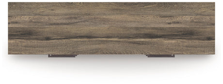 Elbrim Brown Queen Panel Storage Bedroom Set with Dresser and Nightstand by Ashley at Eve Furniture