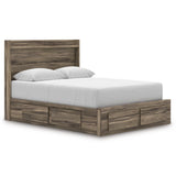 Elbrim Brown Queen Platform Storage Bed by Ashley at Eve Furniture