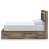 Elbrim Brown Queen Platform Storage Bed by Ashley at Eve Furniture