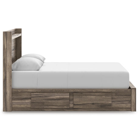 Elbrim Brown Queen Platform Storage Bed by Ashley at Eve Furniture