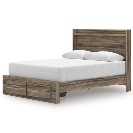 Elbrim Brown Queen Platform Storage Bed by Ashley at Eve Furniture