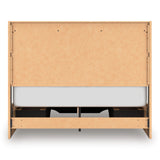 Elbrim Brown Queen Platform Storage Bed by Ashley at Eve Furniture