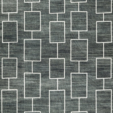 Elderland Black/Gray Washable Medium Rug by Ashley at Eve Furniture