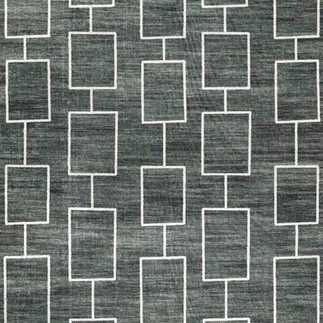 Elderland Black/Gray Washable Medium Rug by Ashley at Eve Furniture