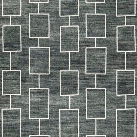 Elderland Black/Gray Washable Medium Rug by ASHLEY FURNITURE at Eve Furniture