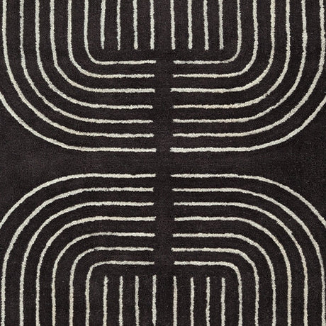Eldonmore Black/Ivory Medium Rug by Ashley at Eve Furniture