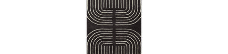 Eldonmore Black/Ivory Medium Rug by Ashley at Eve Furniture