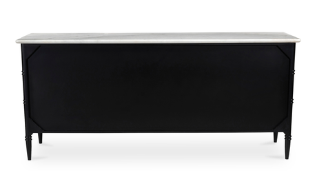 Eleanor 6 Drawer Dresser Black by Moe's Home at Eve Furniture