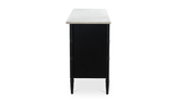 Eleanor 6 Drawer Dresser Black by Moe's Home at Eve Furniture
