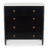 Eleanor Black 5 Drawer Chest by MOES at Eve Furniture