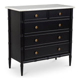 Eleanor Black 5 Drawer Chest by MOES at Eve Furniture