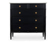 Eleanor Black 5 Drawer Chest by MOES at Eve Furniture