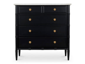 Eleanor Black 5 Drawer Chest by MOES at Eve Furniture
