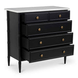 Eleanor Black 5 Drawer Chest