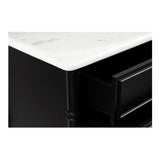 Eleanor Black 5 Drawer Chest by Moe's Home at Eve Furniture