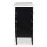 Eleanor Black 5 Drawer Chest by Moe's Home at Eve Furniture