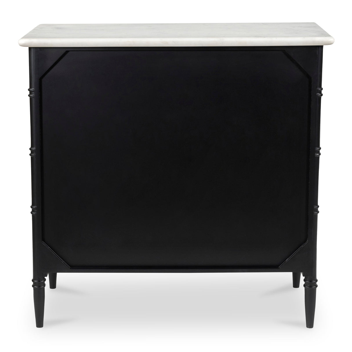 Eleanor Black 5 Drawer Chest by Moe's Home at Eve Furniture