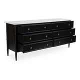 Eleanor Black 6 Drawer Dresser