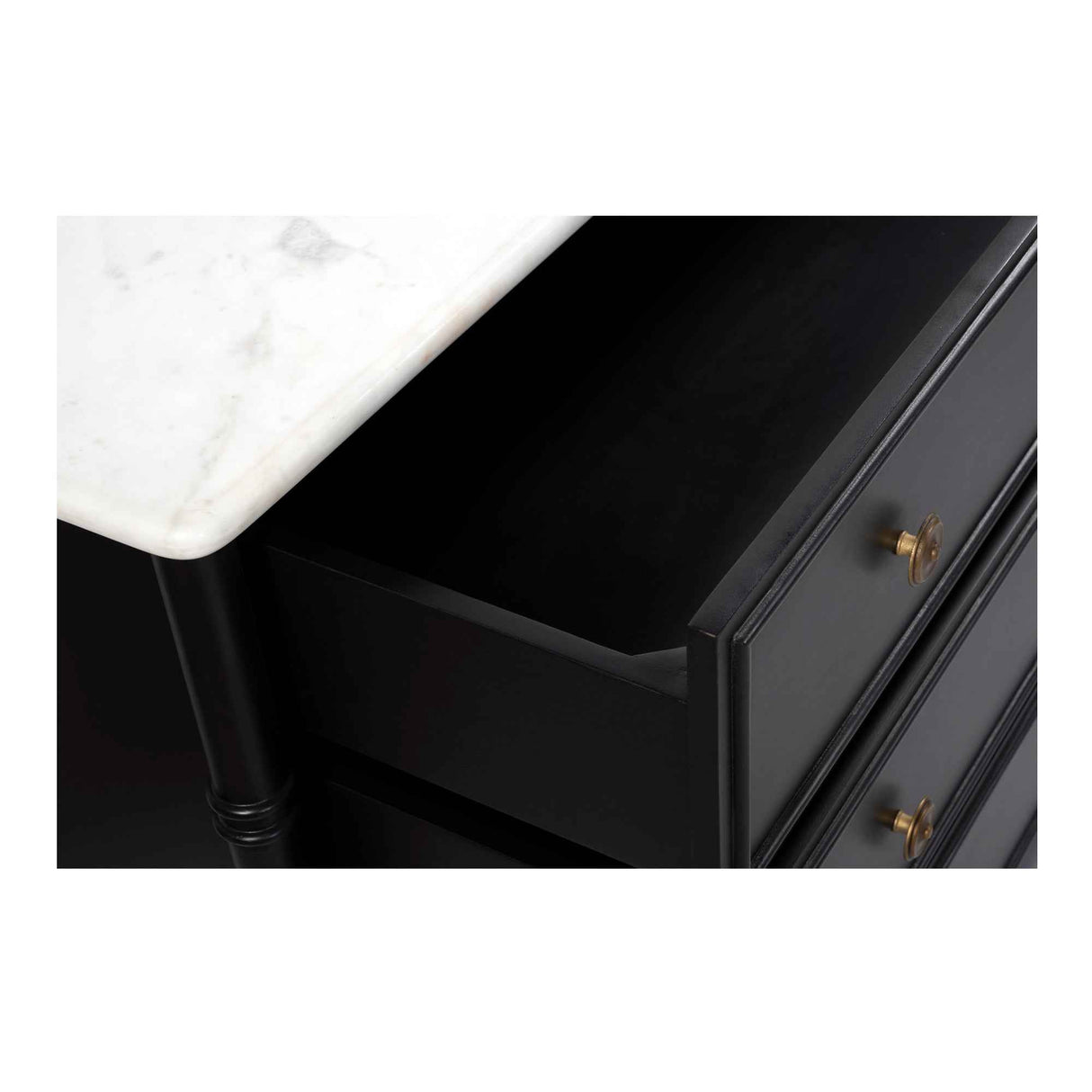 Eleanor Black 6 Drawer Dresser