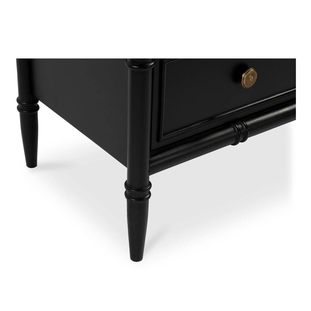 Eleanor Black 6 Drawer Dresser by Moe's Home at Eve Furniture