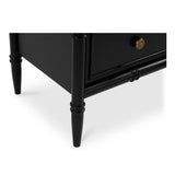 Eleanor Black 6 Drawer Dresser by Moe's Home at Eve Furniture