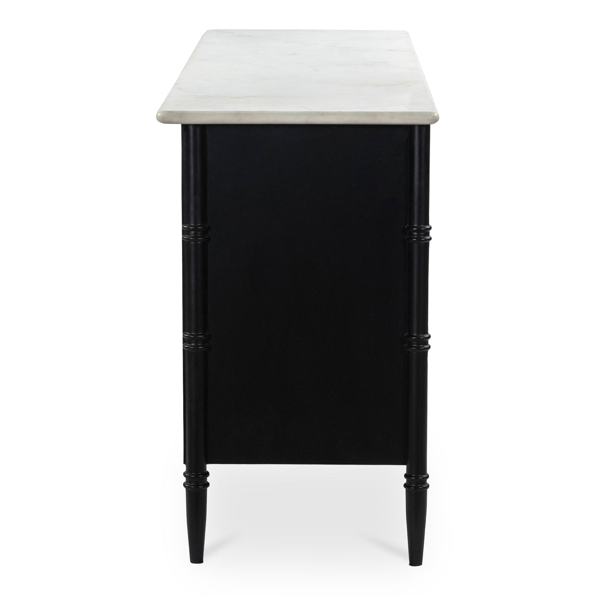 Eleanor Black 6 Drawer Dresser by Moe's Home at Eve Furniture