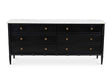 Eleanor Black 6 Drawer Dresser