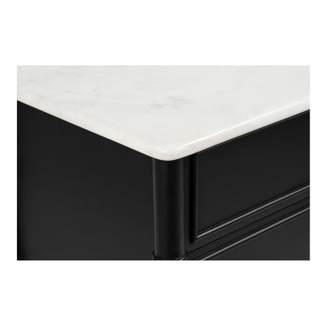 Eleanor Black Nightstand by MOES at Eve Furniture
