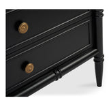 Eleanor Black Nightstand by MOES at Eve Furniture