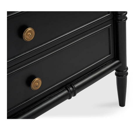 Eleanor Black Nightstand by MOES at Eve Furniture