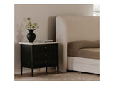 Eleanor Black Nightstand by Moe's Home at Eve Furniture