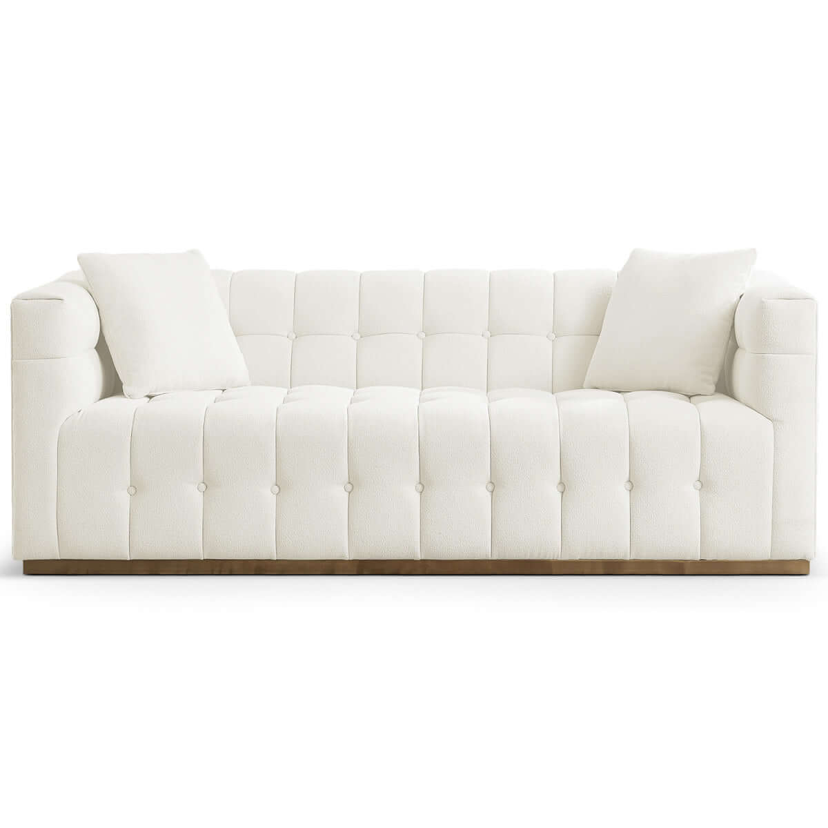 Jedda Beige Boucle Sofa