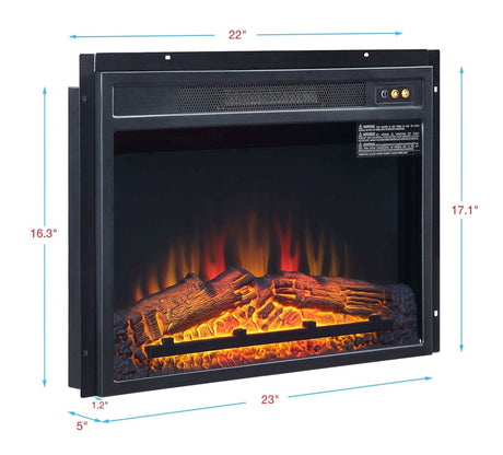 Electric Fireplace by Manhattan Comfort at Eve Furniture