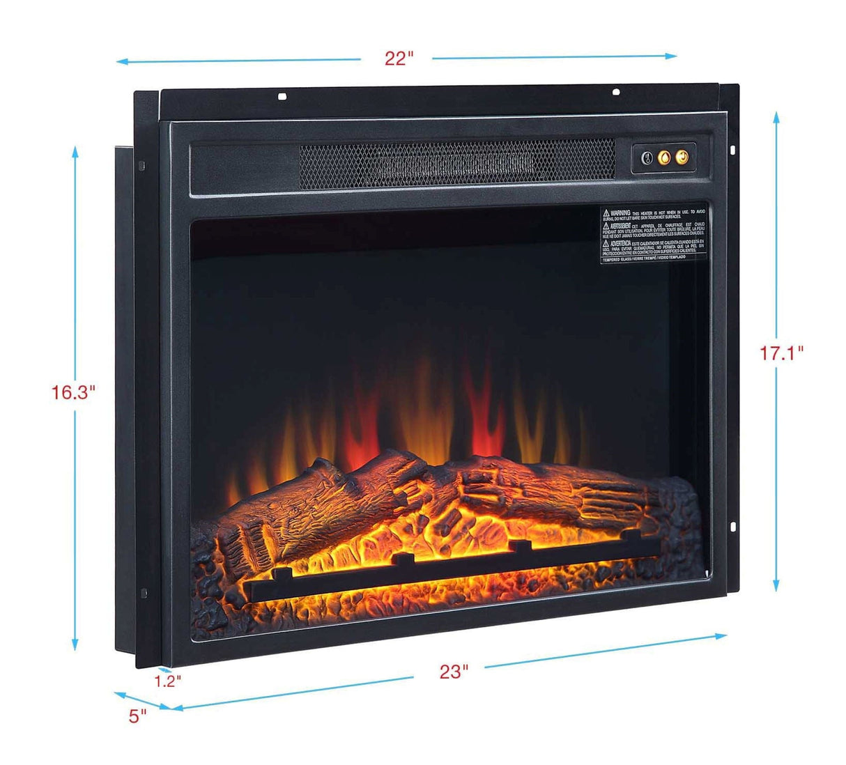 Electric Fireplace by Manhattan Comfort at Eve Furniture