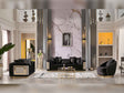Elegance Black 3-pieces (Sofa & Loveseat & Chair) Living Room Set by Furnia at Eve Furniture