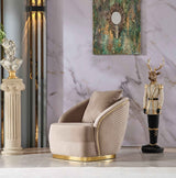 Elegance Chair Beige by Furnia at Eve Furniture