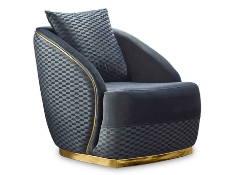 Elegance Chair Dark Grey by Furnia at Eve Furniture